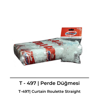T - 497 | PERDE DÜĞMESİ