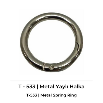 T - 533 | METAL YAYLI HALKA